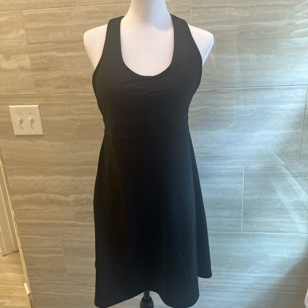 Soybu Black Halter Sundress Built in Bra